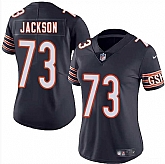 Women's Chicago Bears #73 Jonah Jackson Navy 2025 Vapor Stitched Jersey Dzhi,baseball caps,new era cap wholesale,wholesale hats
